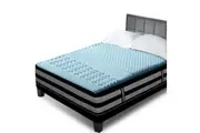 7-Zone Single Cool Gel Memory Foam Mattress Topper Bamboo Cover 5CM Thick