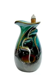 Backflow Incense Burner - Green Fairy Treetop Design