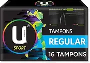 U by Kotex Sport Tampons Regular 16 Pack