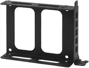 Ronyme Double SSD Mounting Bracket HDD Holder 2.5" SSD Bracket PC Computer HDD Bay Hard Drive Holder Internal Drive Bay , Black