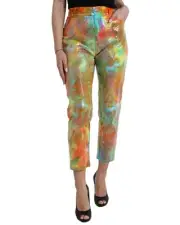 Dolce & Gabbana Sequin TieDye Pants Women Multicolor