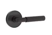 Emtek Select Dummy, Disk Rosette, T-Bar Stem, Hammered Handle US19