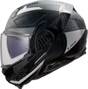 LS2 FF910 Advant II Astral, modular helmet , color: Matt Black/Grey , size: XS