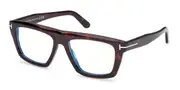 Tom Ford FT6059-B Blue-Light Block 052 Men's Glasses Tortoiseshell Size 54 - Private Health Rebate - Blue Light Block Available