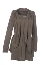Light Wool Dress Cardigan--MES-138