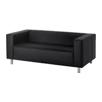 在飛比找IKEA優惠-IKEA 雙人座沙發, bomstad 黑色, 177x88