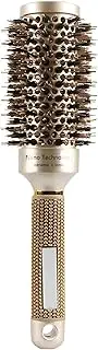 Round Brush for Blow Drying, Large Barrel Hair Brush with Boar Bristle - Ceramic & Ionic Tech Nano Thermal, Bounce Curl Hairbrush Women for Blow Dry Thick Curly Long Hair & Styling, 75mm