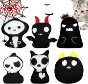 Cat Catnip Toys Horrible Halloween Ghost Cat Chew Toy Bite Resistant Catnip Toys