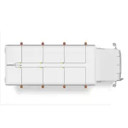 LED Autolamps Rigid Body Kits with 97 Series Lamps 3 Core Wire Suit Tray 10-12m