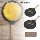 Crepe Pan Nonstick Dosa Pan with Spreader 9.45 Inch/11 inch Flat Skillet ZhQnq