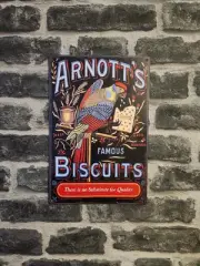 Arnott's Biscuits Tin Sign - 30x20cm - Mancave - Bar - Garage - Kitchen
