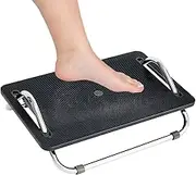 Adjustable Under Desk Footrest, Ergonomic Foot Rest with Rubber Bottom, Non-Slip Firm Foot Stool Improve Posture for Home Office (Black)