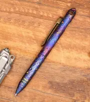Hot Titanium Alloy Pocket Ball Pen Business Office Metal G2 Refills