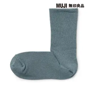 【MUJI 無印良品】女棉混足口柔軟舒適錐形直角襪(共10色)