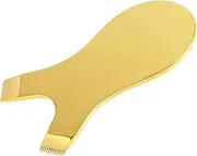 Y Shape Lash Comb for Lash Lift and Tint,Stainless Steel Y Eyelash Brush Reusable Eyelash Comb Eye Makeup Tool Eyelash Separator Tool for Eyelash Perm (Gold)