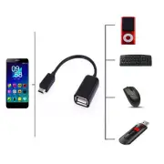 OTG Host Data Sync Cable Cord Lead To USB Flash Drive For MOTOROLA MOTO Z2 Force