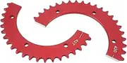 Tihebeyan Split Sprocket 42T Aluminum Alloy 420 Chain Sprocket for Predator Mini Bike Go Kart Racing with Stable Chain Operations