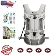 XL Adjustable Dog Carrier Backpack - Safe & Breathable for Outdoor Adventures