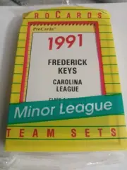1991 FREDERICK KEYS PROCARDS MINOR LEAGUE BASEBALL TEAM SET BALTIMORE ORIOLES