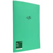 Aqua Drops Display Book A4 10 Pockets Vivid Green