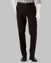 Dockers Men's Black Easy Straight Stretch Khaki Pants Size 42W 30L