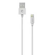 Cygnett Essentials 8 Pin to USB-A 1m Cable White f/ iPhone 5/iPod/iPad Pro