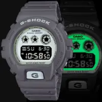 在飛比找momo購物網優惠-【CASIO 卡西歐】G-SHOCK 綠光系列手錶(DW-6