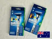 2 Pkts - GILLETTE - MACH3 Turbo - 3D Motion - Razor 6 cartridge (Total 12)