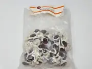 Bulk 144 Zims Brown Lid 20mm Oval Comical Cartoon Plastic Safety Eyes Craft Doll