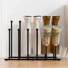 Storage Rack Shoe Sturdy Metal Boot Organizer for Simple Installation Free