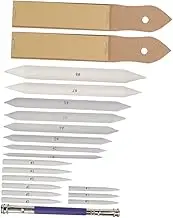 OHPHCALL 1 Set Sketch Tool Blending Paper Stumps Charcoal Sandpaper Pencil Extender and Eraser for Beginners Artists and Drawing Enthusiasts for Creating Shadows and Textures