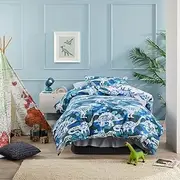 Logan & Mason Kids Camo Dino Quilt Cover Set Double