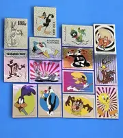 Vintage 90’s Looney Tunes Vending Machine Sticker Assortment Chromium Prism 14ct