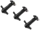 Set of Left Right & Center Windshield Washer Nozzles For Saab 9-3 2003-2009 (for: Saab)