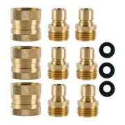 Garden Hose Quick Connectors Fitting Water Hose Connector 3/4" GHT Male Female