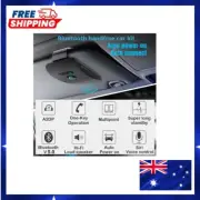 Bluetooth Hands-free Sun Visor Wireless Phone Speaker Kit Car Speakerphone