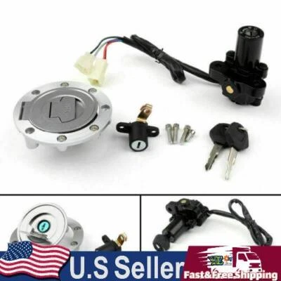For Yamaha XVS1300 A/CT/BG V-Star Ignition Switch+Gas Cap + Seat Key Kit
