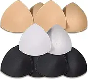 Bra Pads Inserts 5 Pairs,FUNCYboo Bra Inserts Breathable and Removable Bra Cups Inserts for Sport Bra Bikini Inserts
