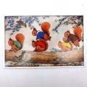 MARGARET TEMPEST Medici Society LEAPFROG Squirrels Postcard Medici 23-3658