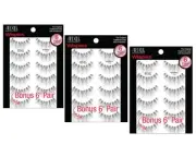 Ardell False Eyelashes Multipack-6 Pairs -Natural Wispies Style #113 (Pack of 3)