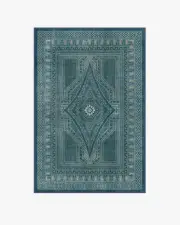 120' x 185' | Machine Washable Runner Rug | Kid & Pet Friendly | Indoor Rug | Nomad Blue Flatwoven Rug by Martyn Lawrence Bullard | Ruggable