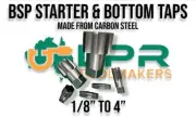BSP Pipe Taps 1/8" to 4" Starter or Bottom you pick - Aprica Carbon Steel