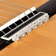 Alba Guitar Beads Classical Guitar Beads in Transparent Gloss for Acoustic Guitar Flamenco Guitar with Nylon Strings