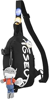 [BESPORTBLE] Sling Backpack Fanny Pack Versatile Crossbody Bag for Men Shoulder Strap Secure Zipper Ample Storage for Travel Work Shopping