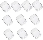 Abaodam 10Pcs Mini Glass Propagation Tubes for Succulents Transparent Plant Starter Jars Micro Landscape Vases for Home Decor for Creating Miniature Gardens and