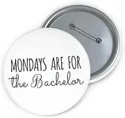 [Teegarb Letter Blanket] Funny Pinback Button Pin Badge Bachelors Mondays Engagements Wedding Fiance Groom Hilarious Groomsmen Novelty