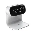 Cordless Charger Electronic Alarm Clock for Watches Smartphones Living Room