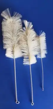 Lab Measurement cup Flask Brush Wash Clean Tool ( a set of 3)new