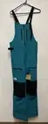 North Face Men's Ceptor Bibs Teal Blue - Brand New With Tags SIZE SMALL