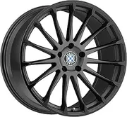 AVIATIC 19x9.5 5/120 ET25 CB74.1 Matte Gunmetal W/Gloss Black Lip